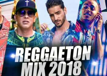Cartel promocional tipo collage con varios artistas del reggaetón y gran texto que anuncia una mixtape, Chimbala: Descubre de dónde es y su impacto en la música urbana