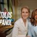 Dos entrevistadas sonrientes en un ambiente elegante con el texto SUBTÍTULOS EN ESPAÑOL y pregunta informativa: ¿Cuánto cobra Céline Dion por concierto? Descubre su tarifa real