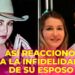 Imagen dividida con una mujer de sombrero vaquero y una pareja sonriente en una composición editorial sobre infidelidad y reacciones, sin identificar a las personas.