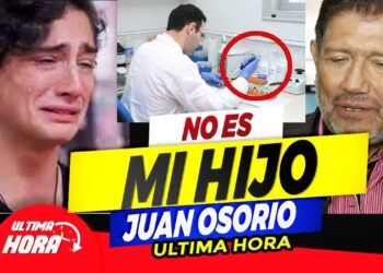 Hijos de Juan Osorio: secretos y revelaciones impactantes en miniatura con titular sensacionalista, rostro llorando y escena de laboratorio