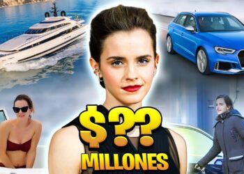 Fotomontaje de una figura pública junto a un yate, un coche deportivo y símbolos de riqueza: Dónde vive esta celebridad y su estilo de vida.