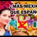 Mujer con corona de flores junto a una ofrenda del Día de Muertos, velas, calaveritas y banderas que sugieren debate sobre identidad cultural
