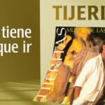 Cartel de estilo retro con un joven posando junto a esculturas y el texto 'Se tiene que ir', ¿Qué fue de Tijeritas? La historia detrás de su meteórico éxito.