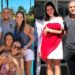 Los hijos de Roberto Carlos: secretos y curiosidades familiares en una imagen de una familia sonriente junto a una piscina y una pareja abrazando a un recién nacido envuelto en una manta roja.