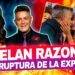 Miniatura de noticia con una pareja sonriente, un momento íntimo y el texto que revela razones de la ruptura de la expareja