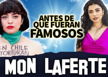 Mon Laferte: Descubre cuántos hijos tiene y su historia familiar, imagen promocional con dos retratos y texto llamativo
