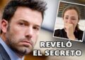 Hombre serio en primer plano y mujer llorando en recuadro junto al texto 'REVELÓ EL SECRETO' — Gwyneth Paltrow y sus parejas: secretos y confesiones impactantes.